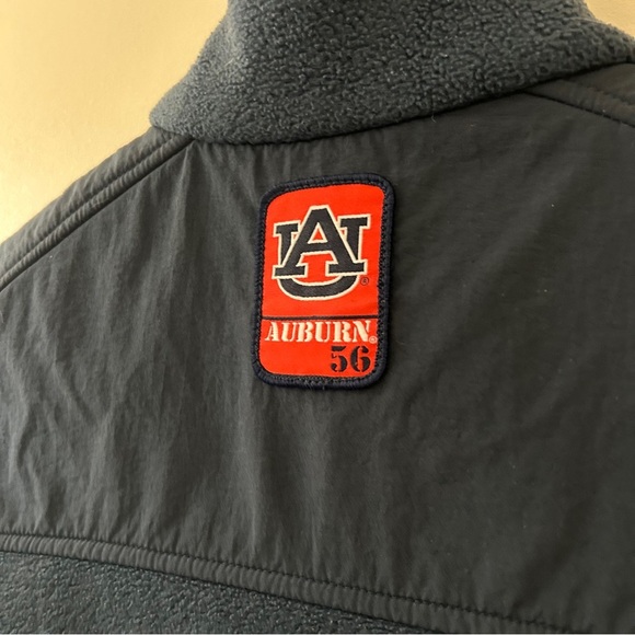 Columbia Auburn University Tigers Navy Blue Jacket Orange Embroidery adult sz S - Picture 6 of 10